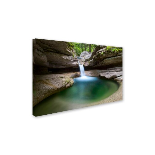 Michael Blanchette Photography 'Sabbaday Green Pool' Canvas Art,30x47